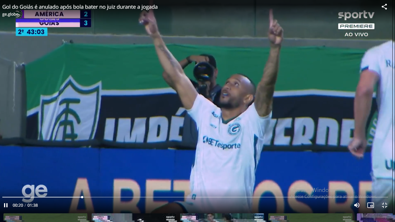 GOL ANULADO DO GOIÁS