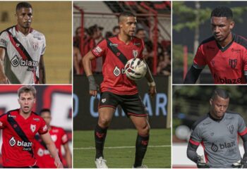 Tito, Ronald, Robert, Lelê e Paulo Vitor