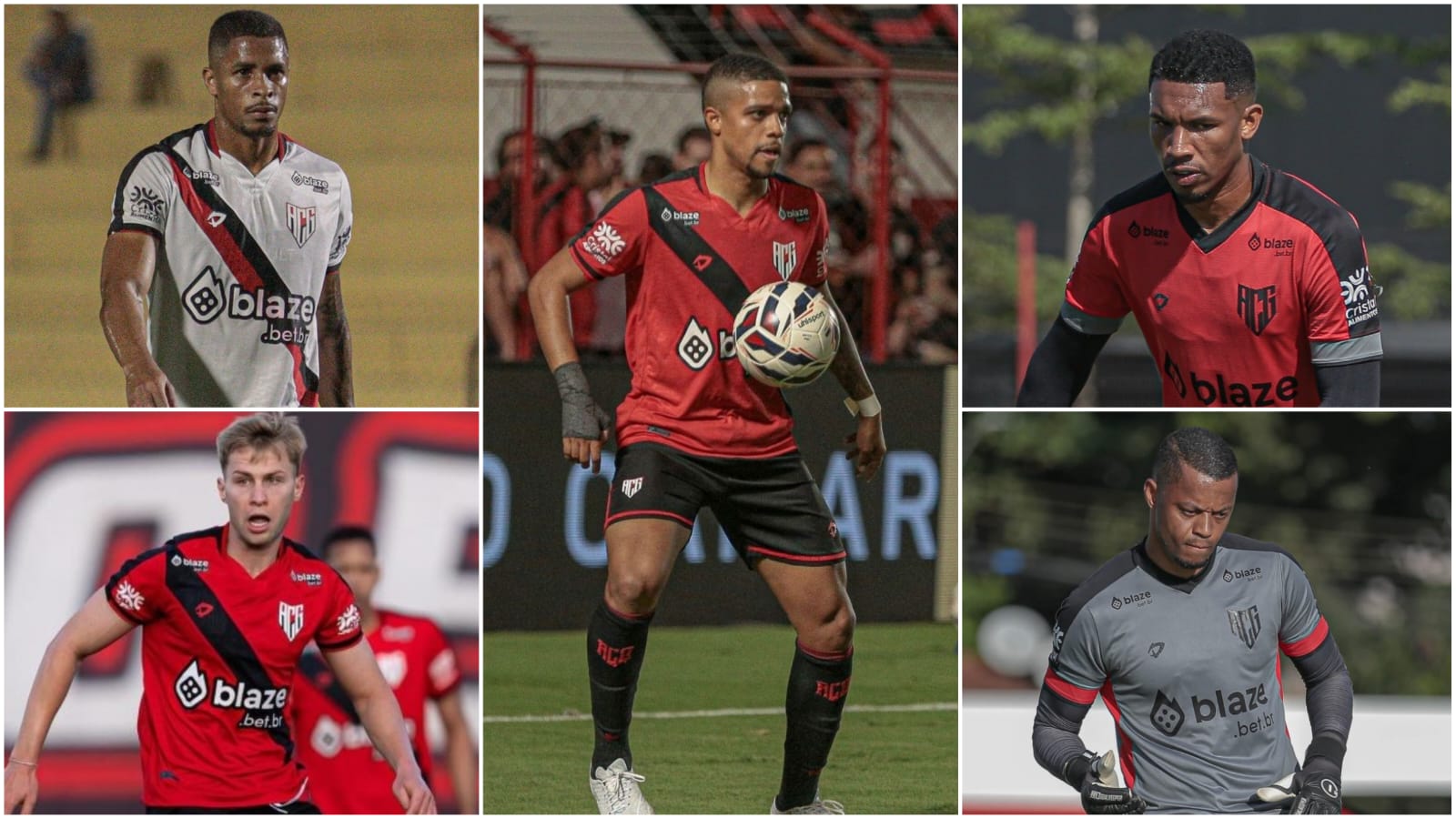 Tito, Ronald, Robert, Lelê e Paulo Vitor